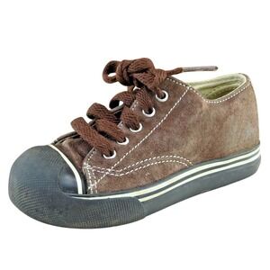 Morgan & Milo Toddler Boys 7.5 Medium Brown Athletic Fabric